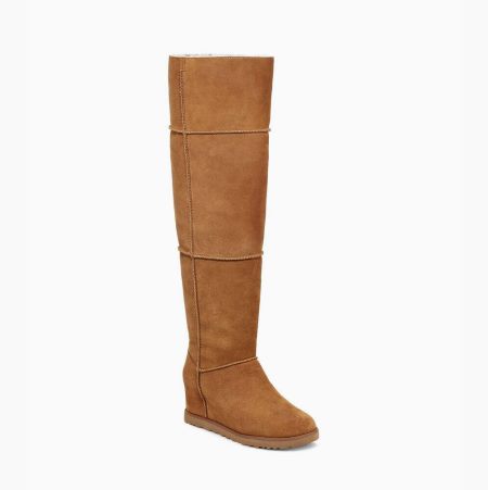 UGG Classic Femme OTK Brown Boots for Women (EKAY85416)